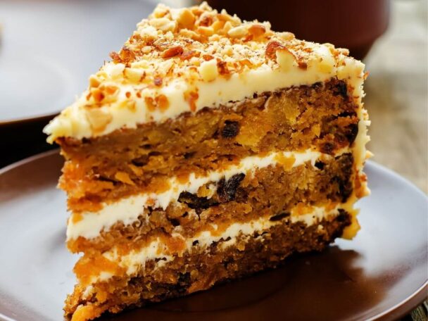 How To Make A Box Carrot Cake Mix Taste Homemade   Carrot Cake 608x456 