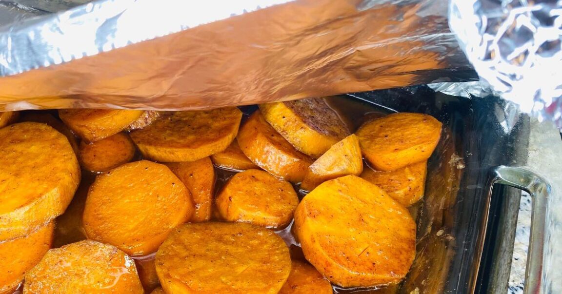 How To Bake Yams in Foil