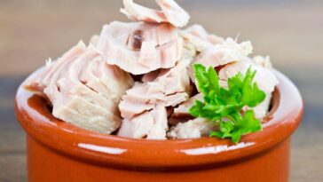 fresh tuna in a bowl