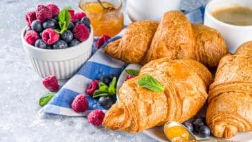 croissants-and-fruit