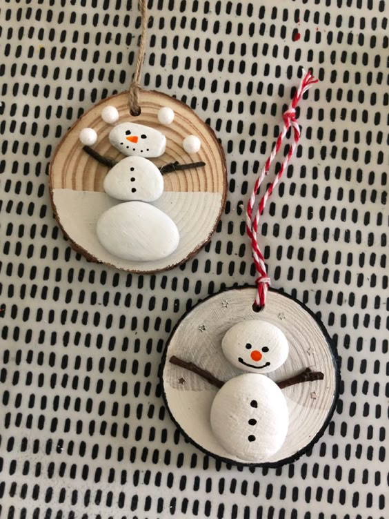 Adorable Snowman Ornaments