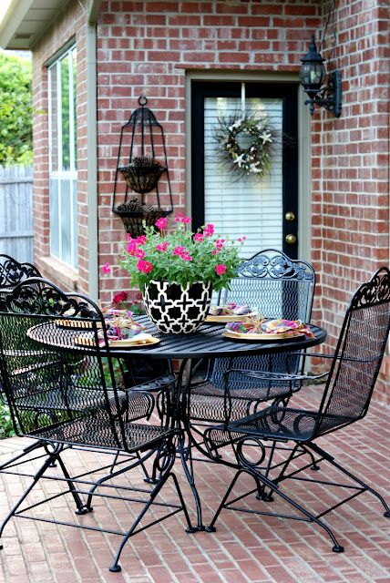 Charming Brick Patio Retreat