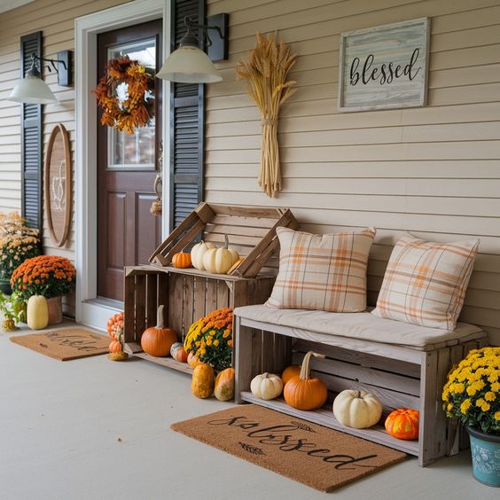 Charming Country Porch Decor