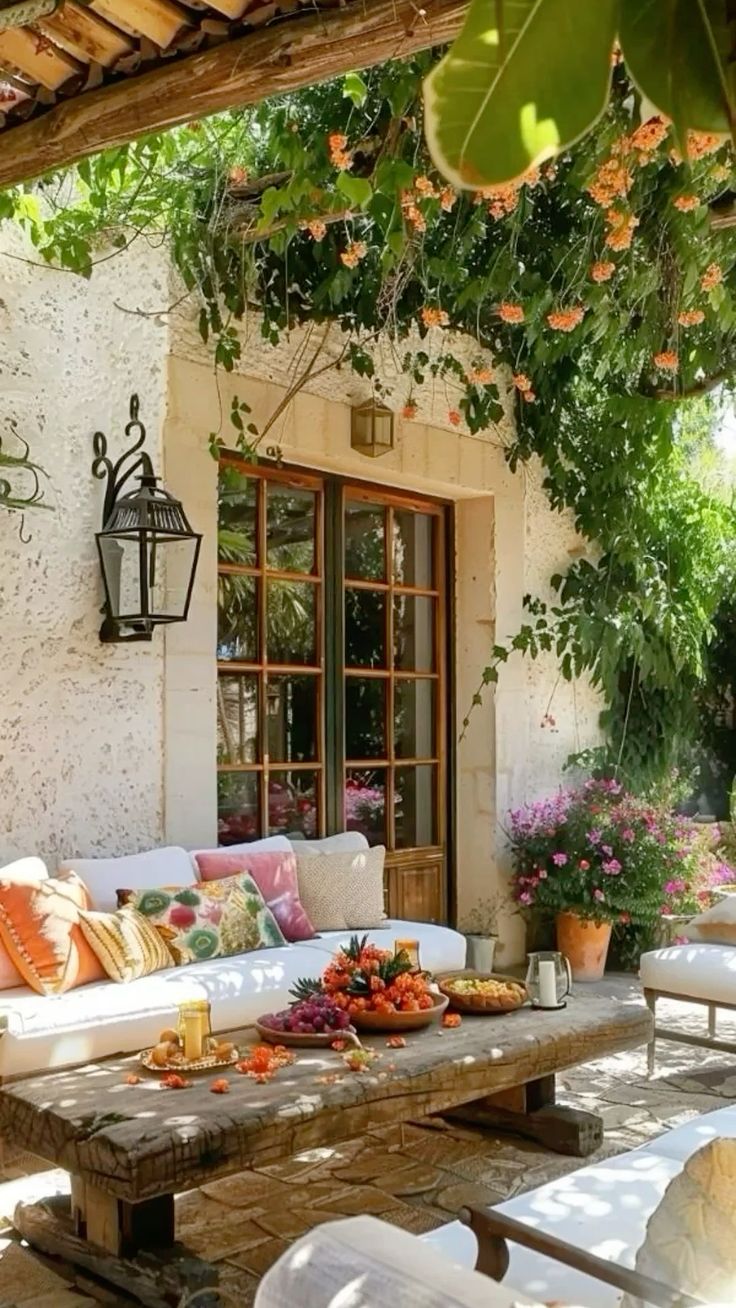 Charming Mediterranean Patio Escape