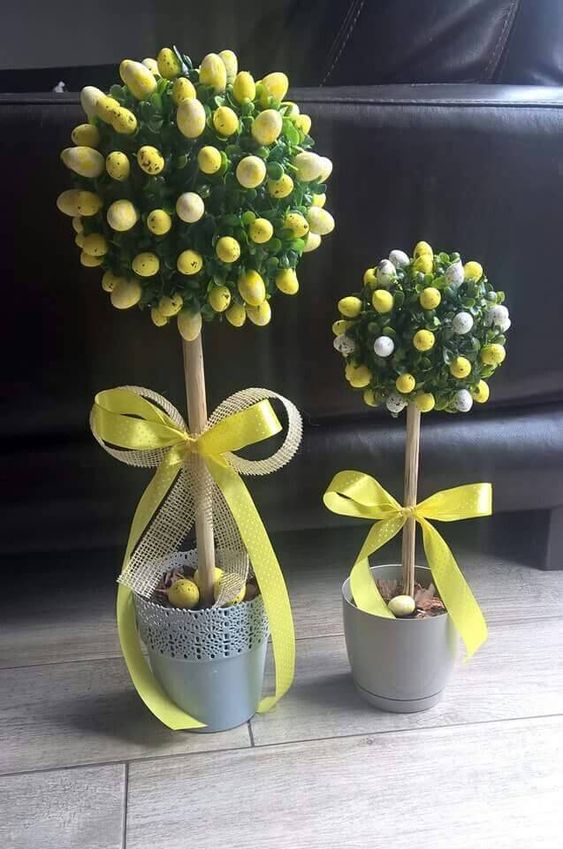 Easter Egg Topiary Delight