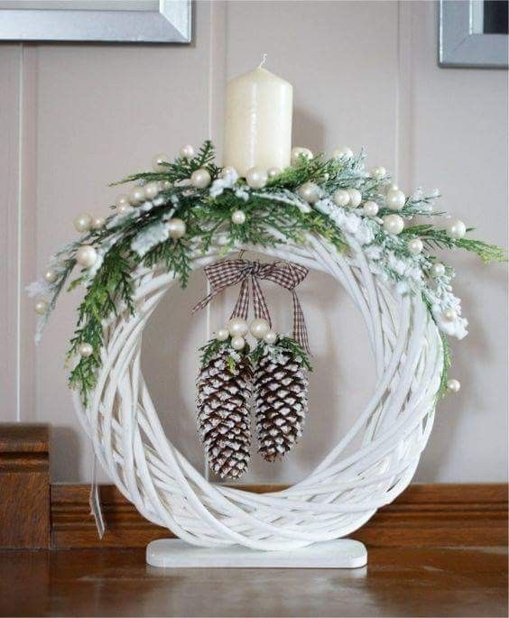 Elegant Winter Serenity Wreath