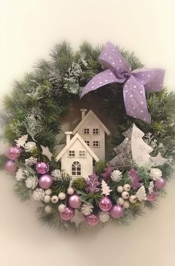 Enchanting Lavender Dream Wreath