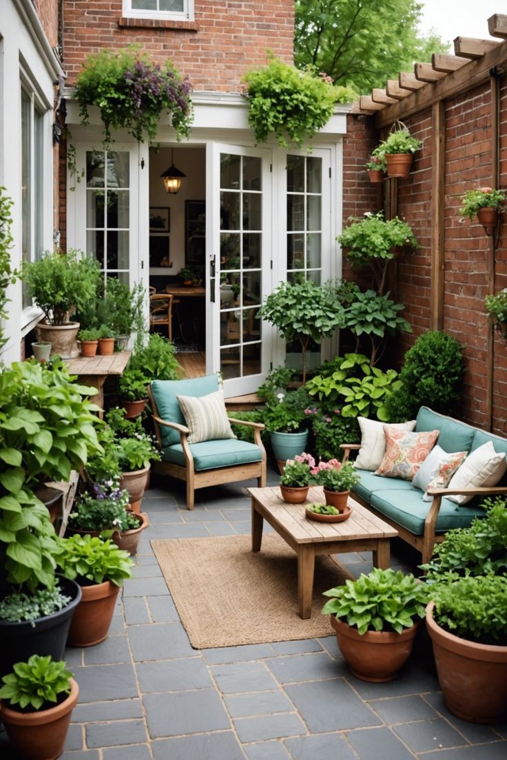 Lush Courtyard Haven