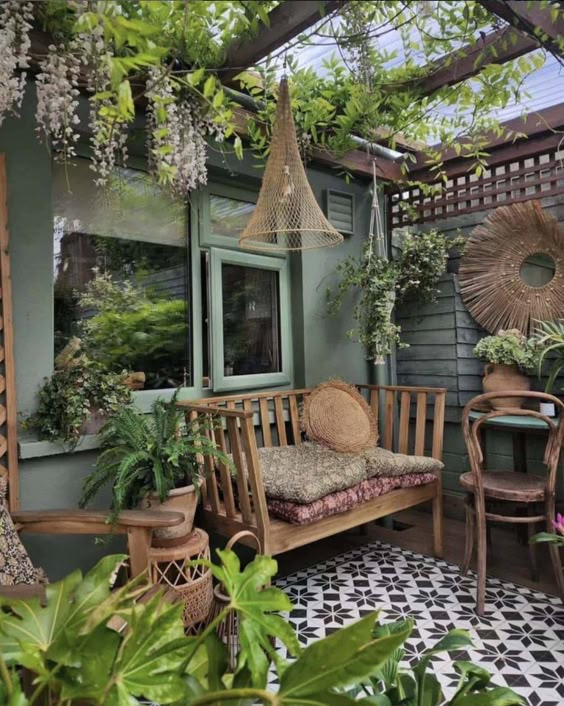 Rustic Boho Garden Nook