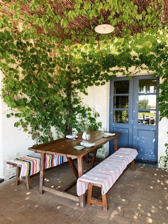 Rustic Vineyard Patio Retreat