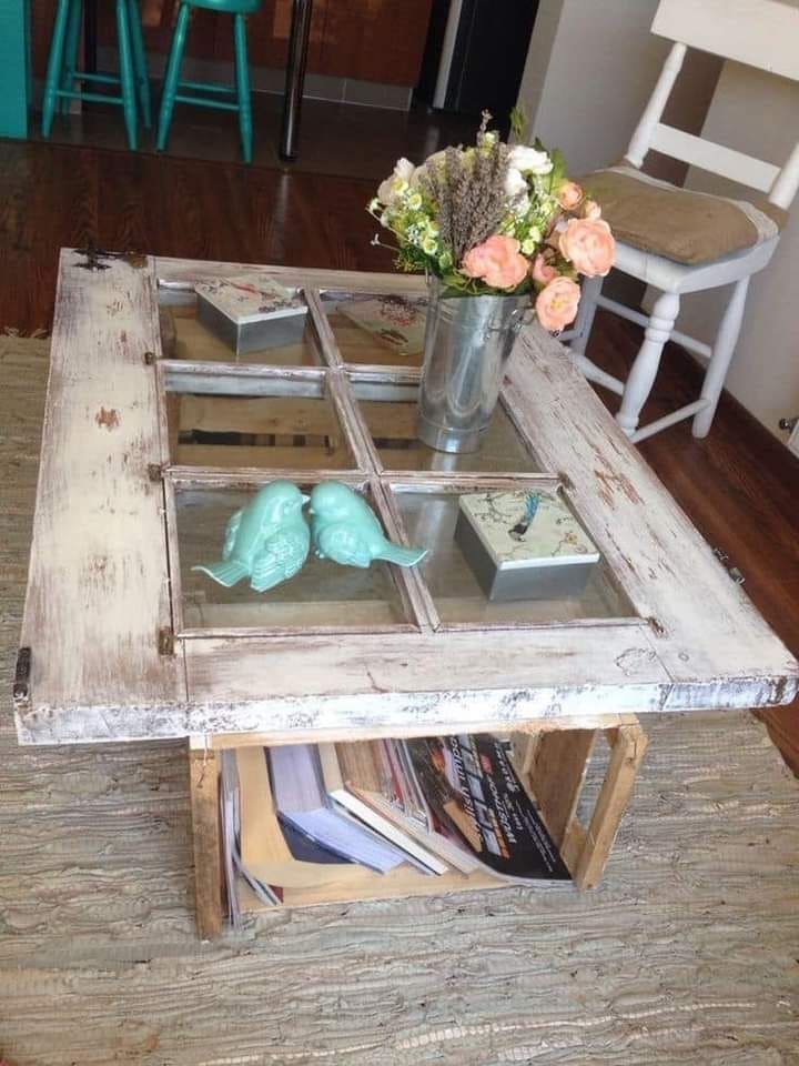 Charming Window Coffee Table Design