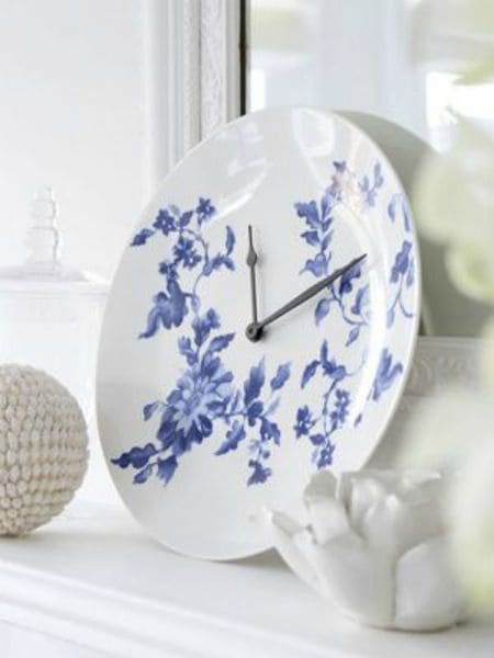 Timeless Vintage Plate Clock Art