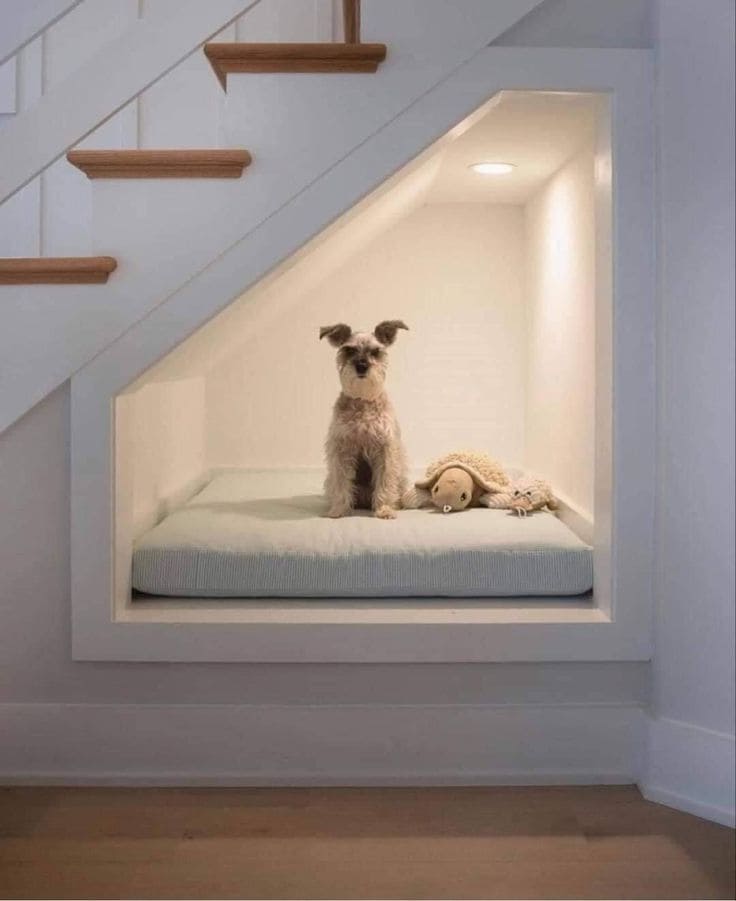 Adorable Under-Stair Dog Haven