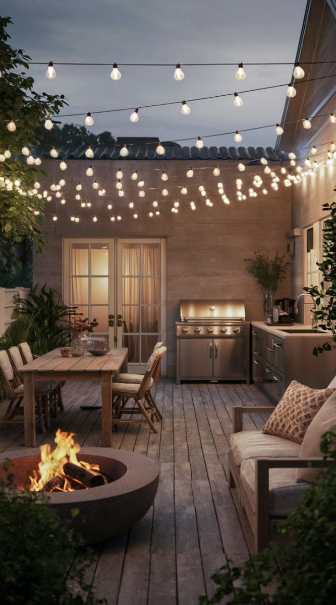 Backyard Fire Pit Retreat