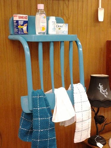 Charming Chair Back Towel Holder