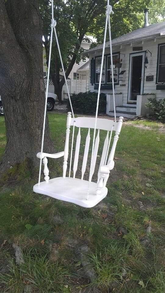 Charming Vintage Chair Swing Transformation