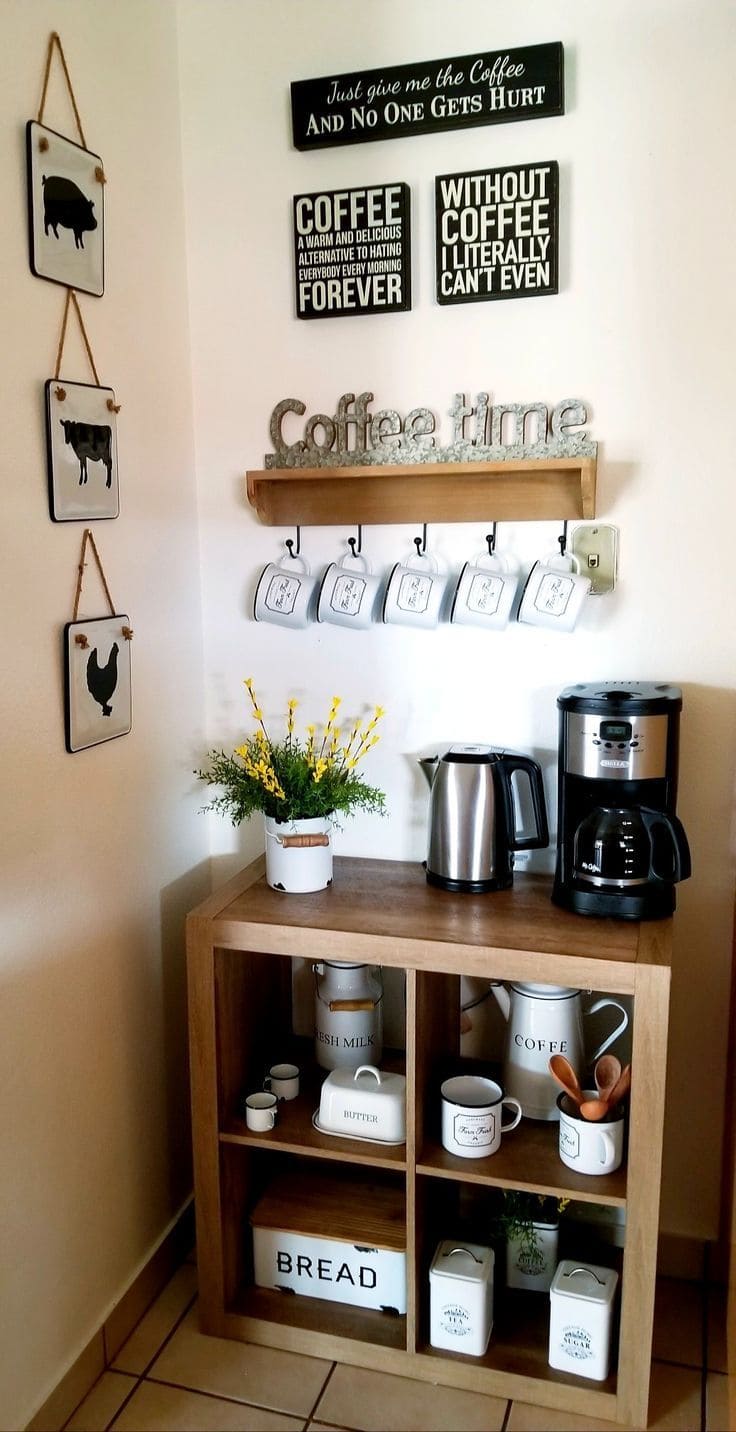 Corner Coffee Nook for Every Coffee Lover