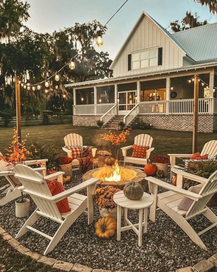 Cozy Cottage Fire Pit Escape