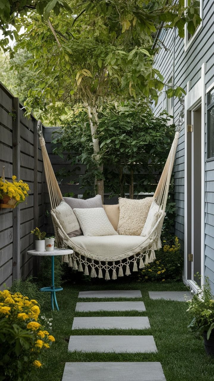 Cozy Hammock Retreat for Side Yard Bliss