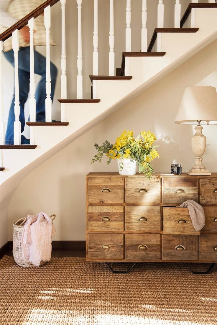 Rustic Under-Stair Storage Transformation