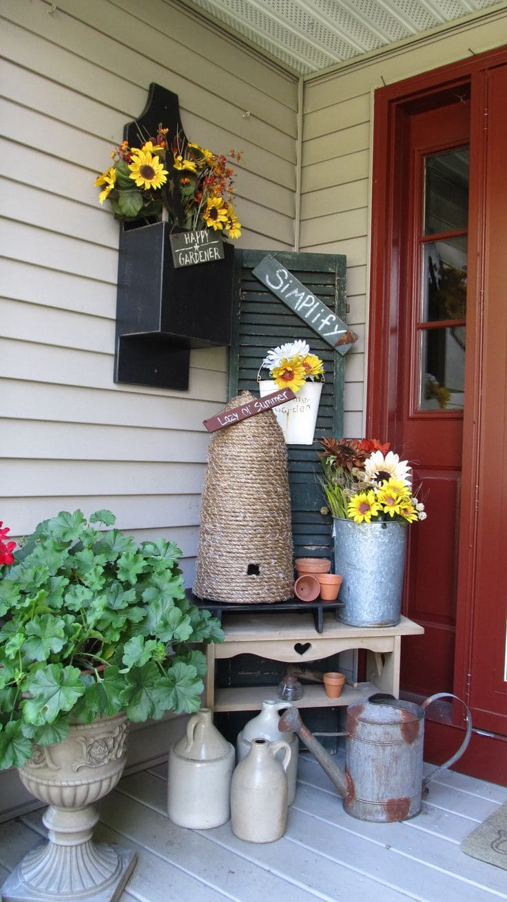 Summer Corner with Sunflower Charm