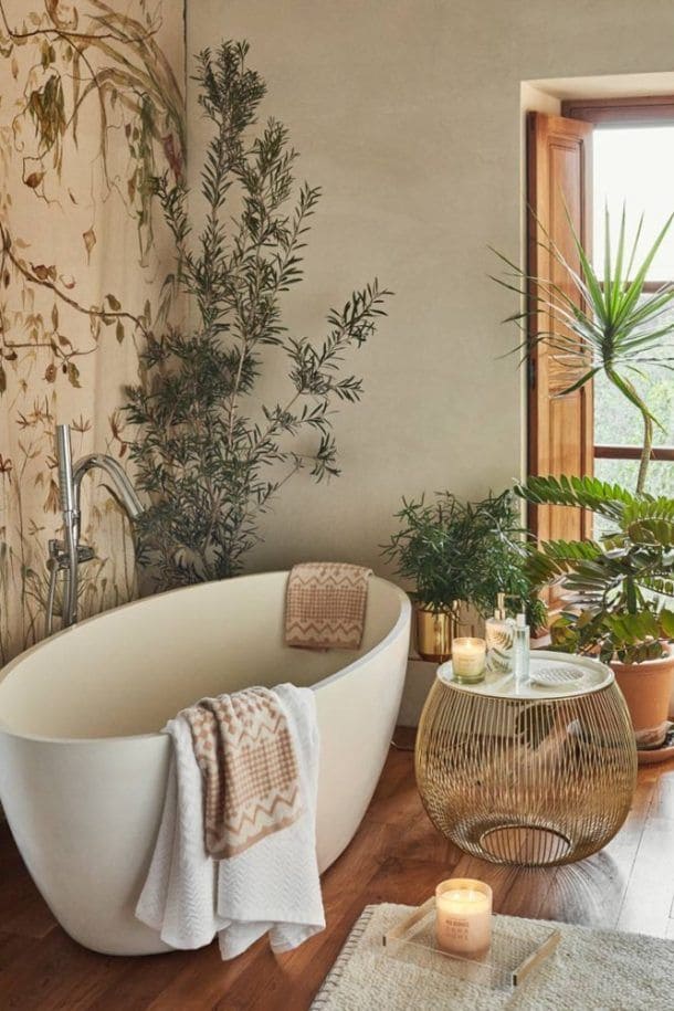 Tranquil Botanical Bliss with Modern Charm