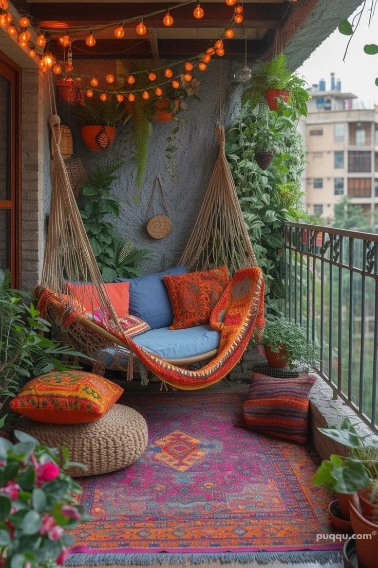 Vibrant Hammock Retreat for Spring Evenings