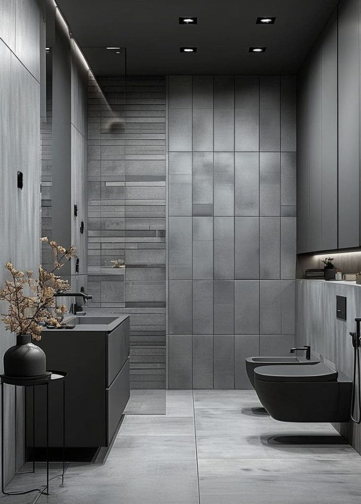 All-Grey Bathroom Retreat