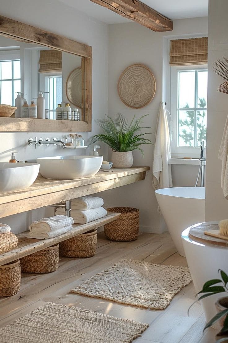 Bathroom with Natural Charm