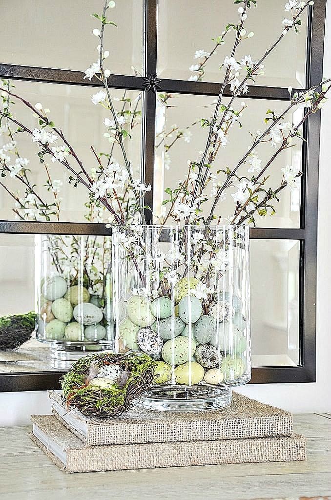 Charming Blossom and Egg Spring Display