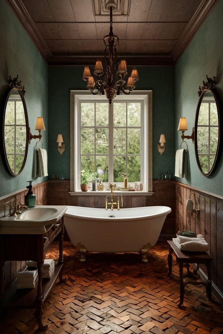 Clawfoot Tub and Rustic Charm