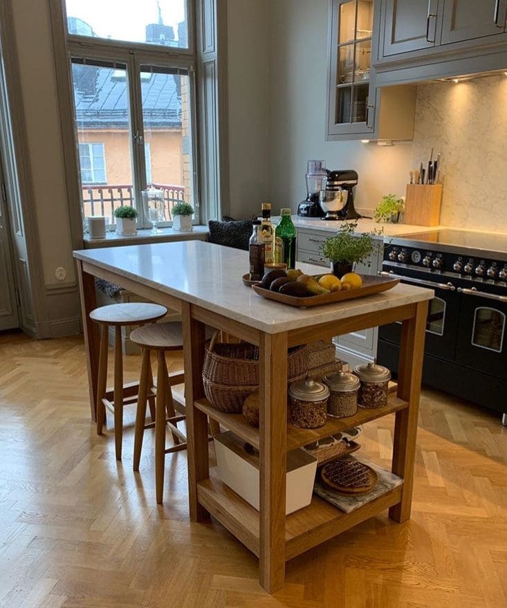 Compact Multi-Tier Kitchen Island Organizer