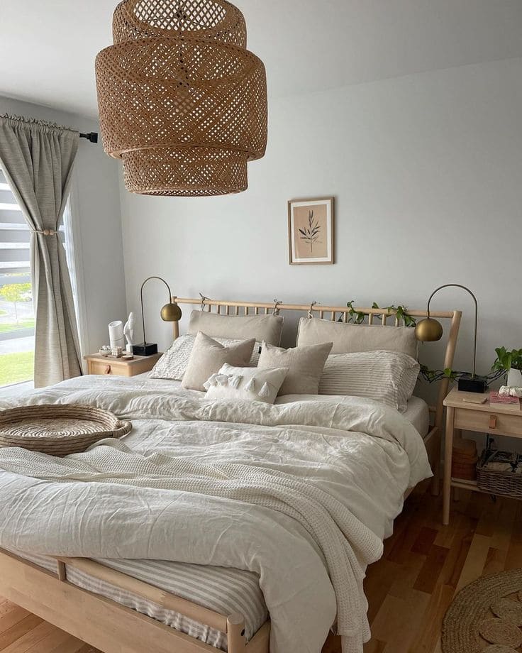 Cozy Minimalist Boho Bedroom Vibes