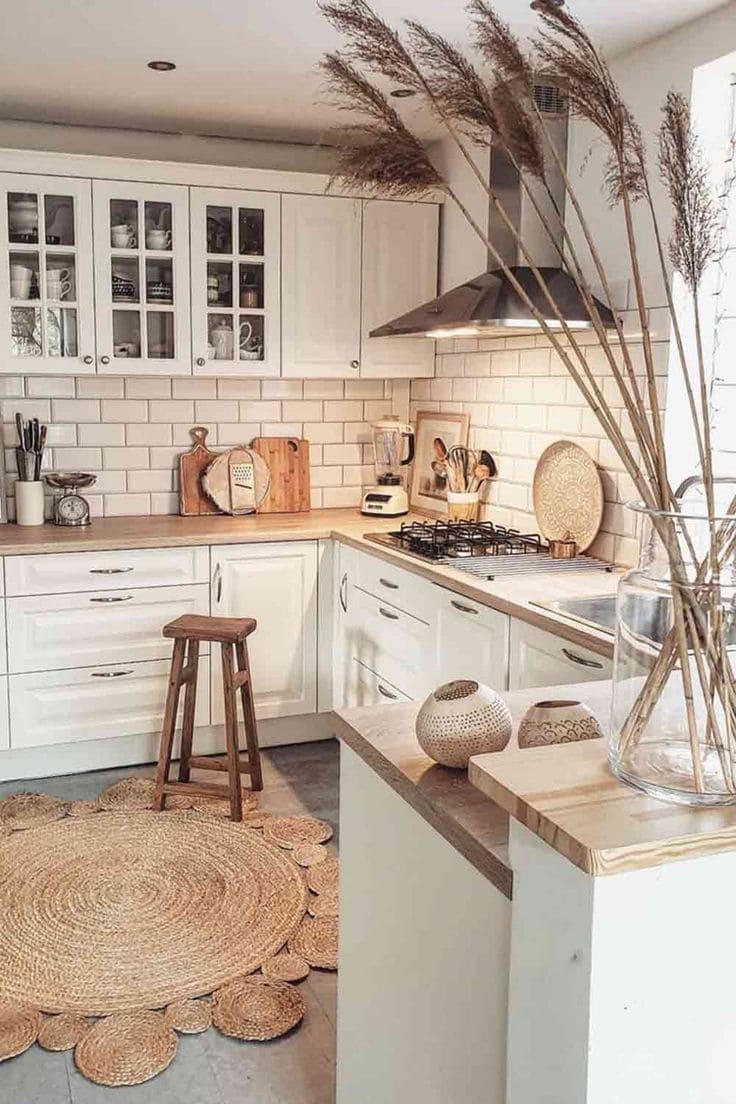 Cozy White Kitchen Charm