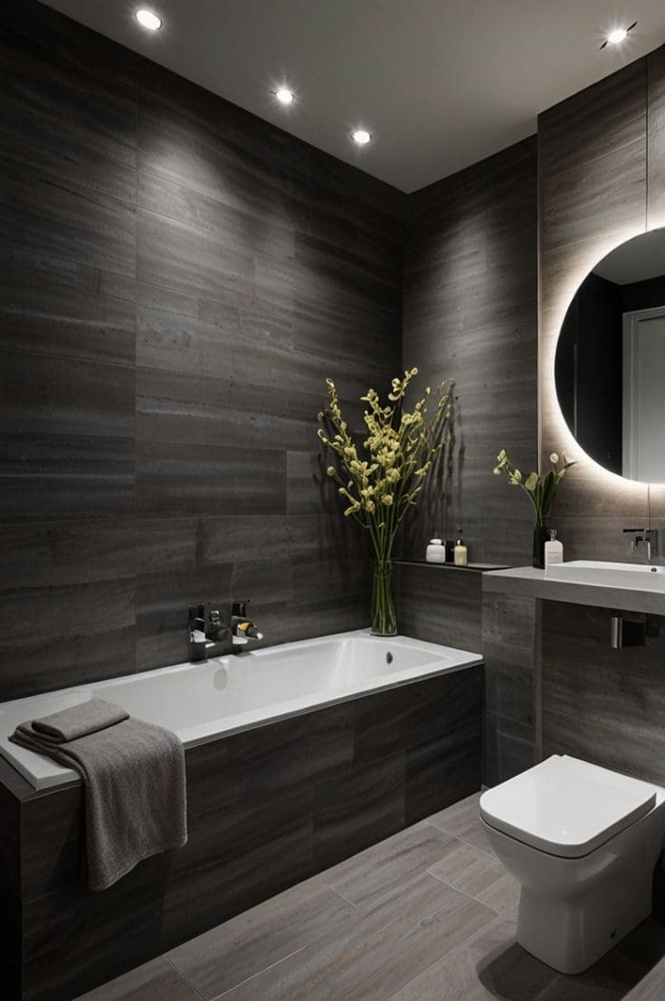 Dark Grey Bathroom Bliss