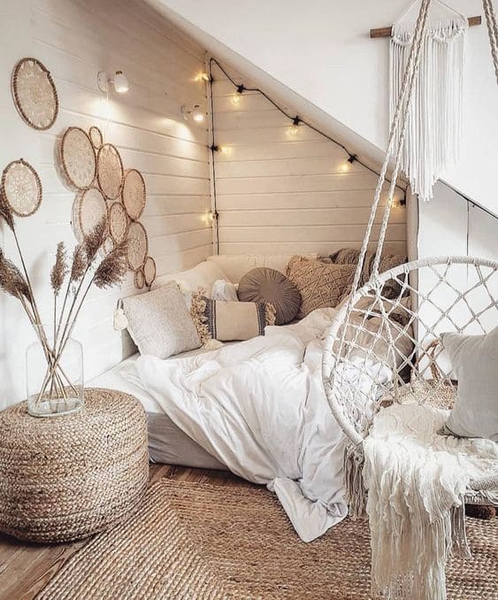 Dreamy Boho Loft with Cozy Swing