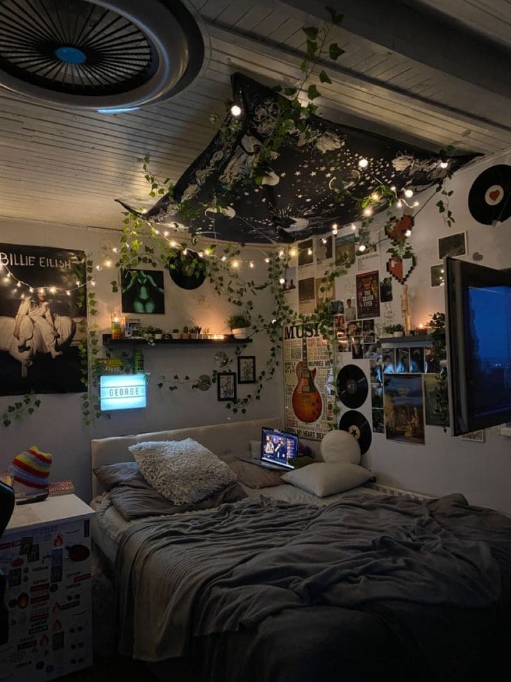 Eclectic Music-Inspired Teen Sanctuary