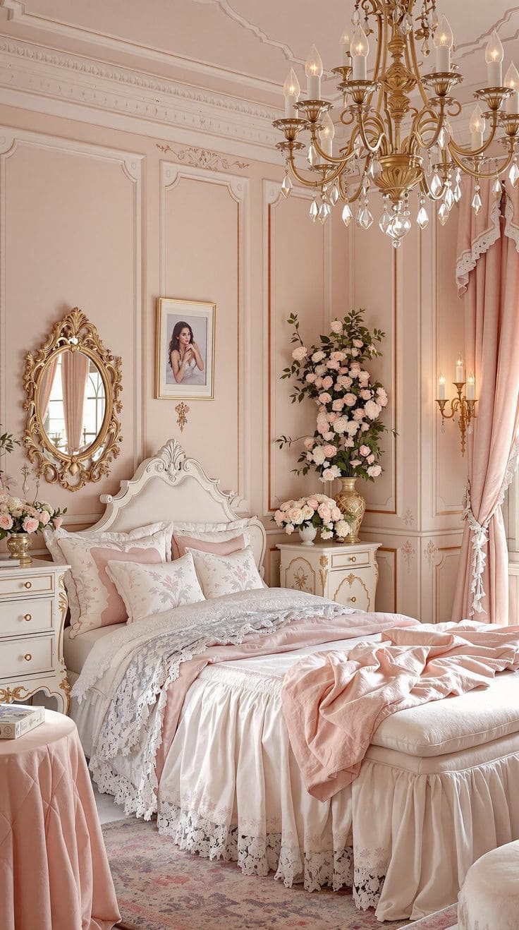 Elegant and Romantic Bedroom Design