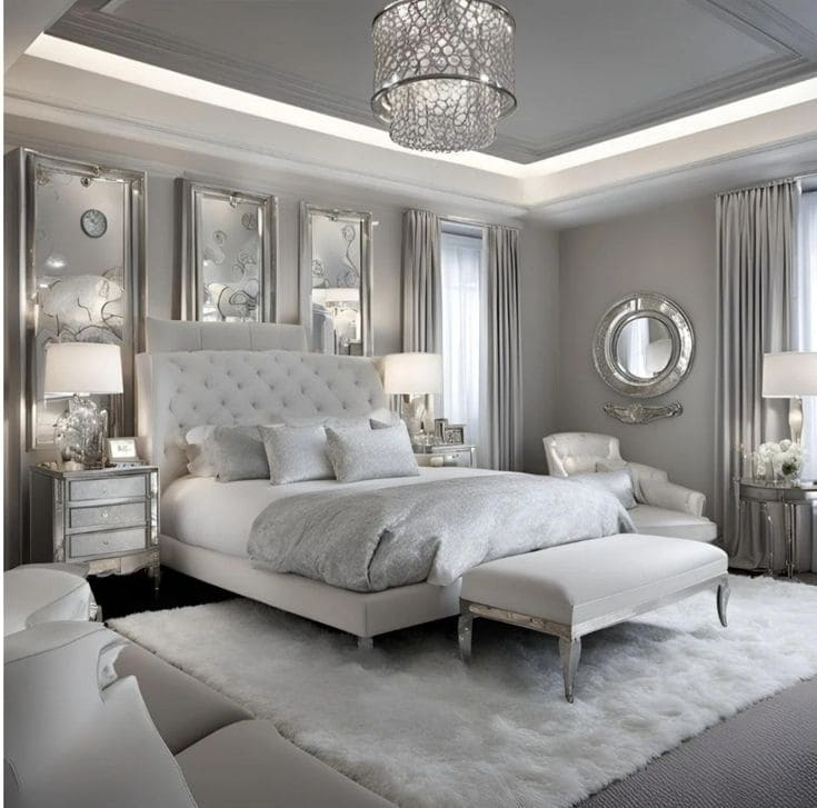 Ethereal Silver Grey Retreat