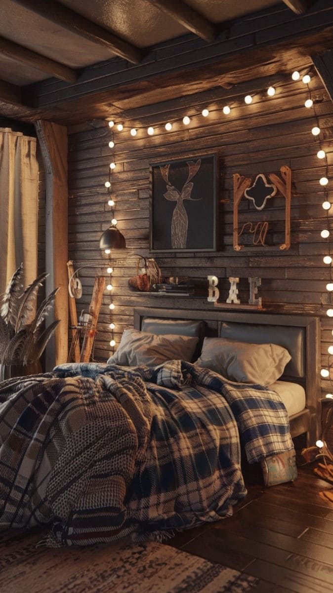 Farmhouse Bedroom with Cozy Ambiance