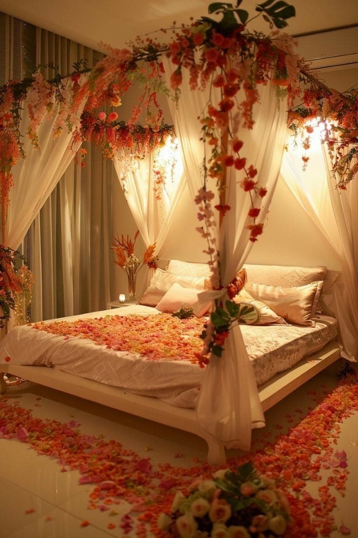 Floral Dream Bedroom Design to Enchant and Inspire