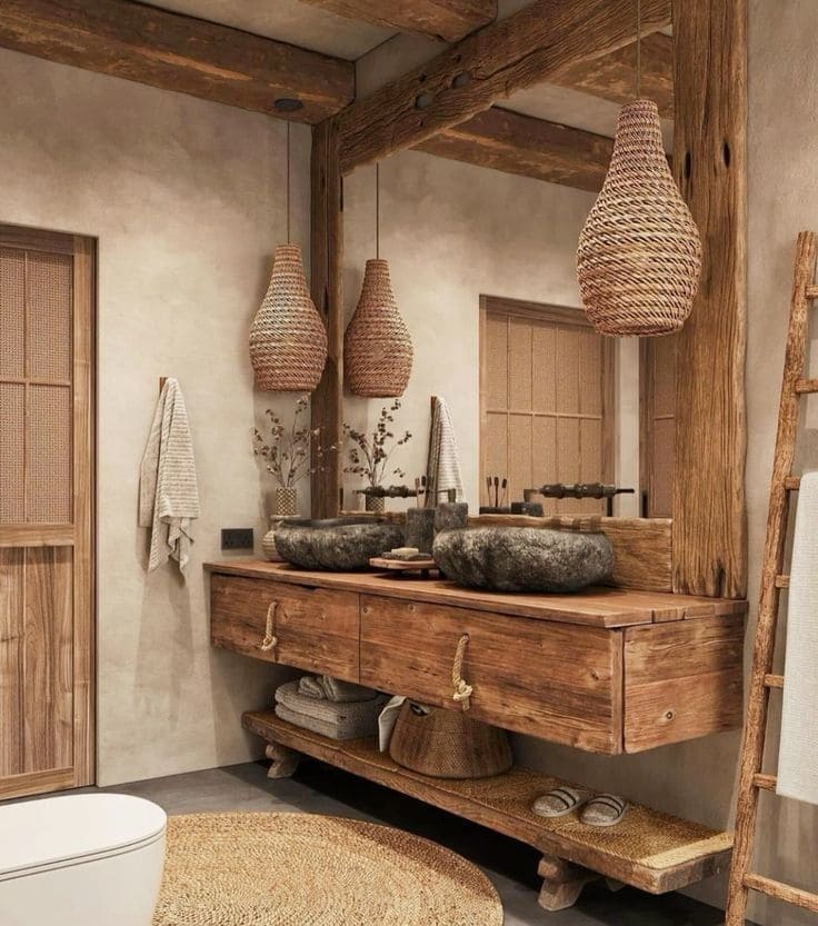 Reclaimed Wood Bathroom Vanity