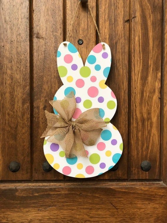 Rustic Bunny Delight Easter Wreath