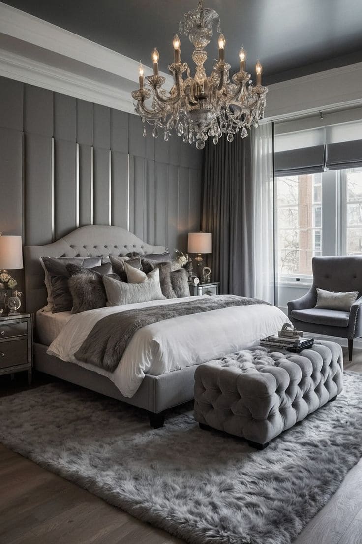 Sophisticated Luxurious Silver Grey Haven