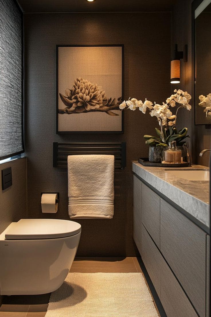 Sophisticated Modern Bathroom with Zen Elements