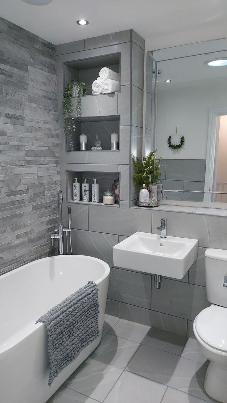 Stylish Grey Bathroom Retreat