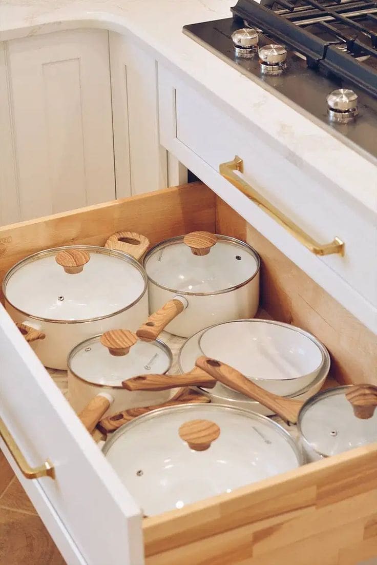 Stylish Pull-Out Drawer for Pots