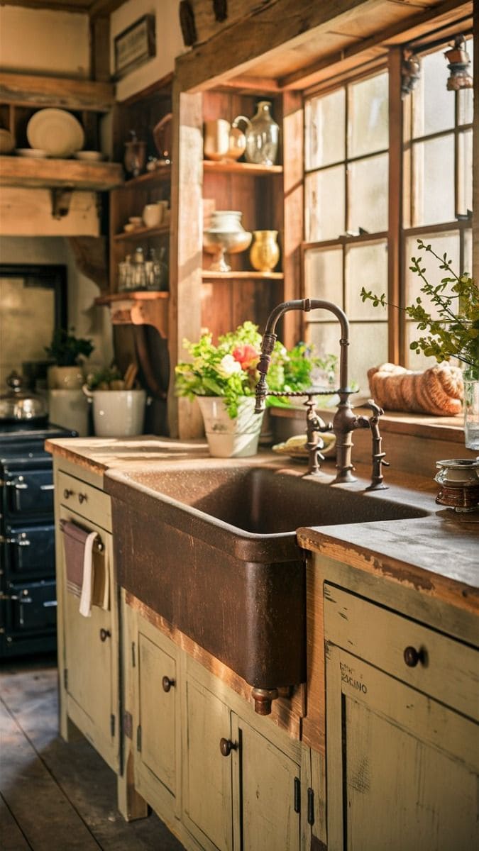 The Heartwarming Farmhouse Kitchen