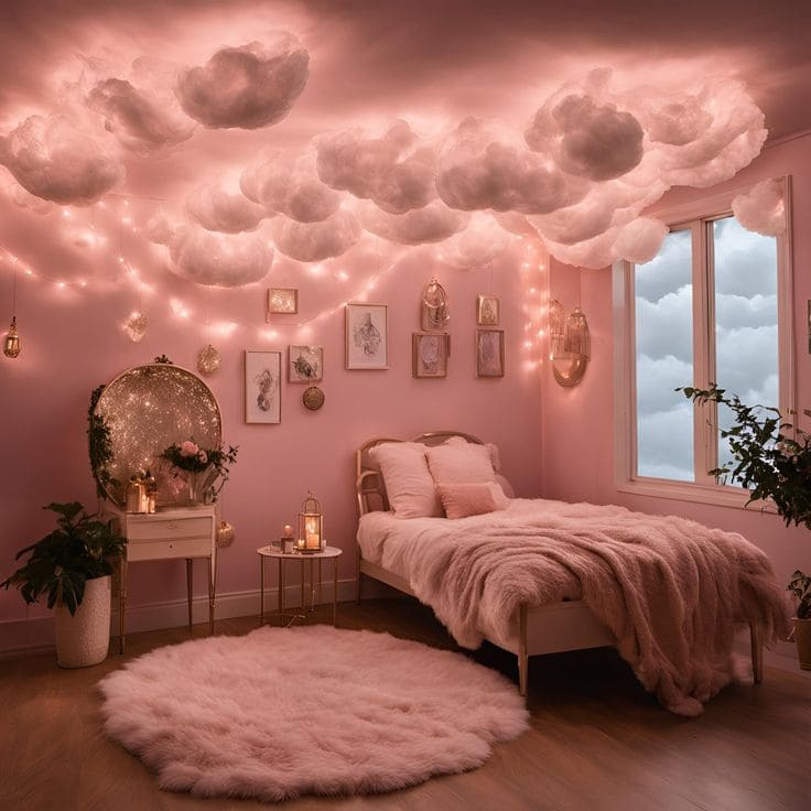 Whimsical Cloud Haven Room Design