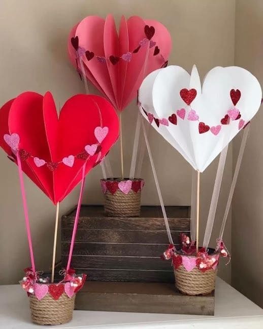 Whimsical Heart Balloon Centerpieces for Love